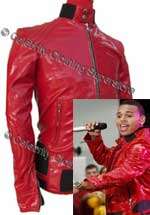Chris Brown RED Leather Jacket - Pro Series