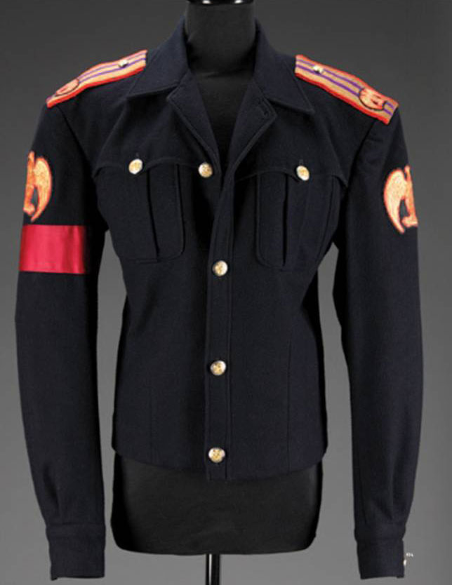 Michael Jackson Black Casual Military Jacket MJ