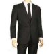 Men's 1 Button Suit in Black - Tailor Made & Perfect Fit! MS402