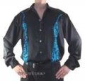 LATIN Dance / Stage / Entertainers FULLY SEQUIN Shirt - CSJ499