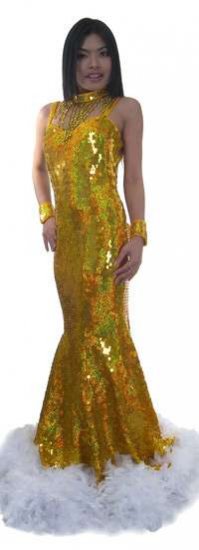 TM2011 Tailor Made Fully Sequined Prom / Ball Gown - Click Image to Close