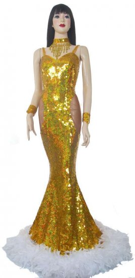 TM2028 Tailor Made Sequin Dance Dress - Click Image to Close