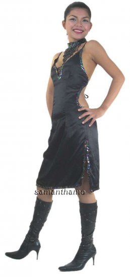 RM506 Sparkling ' Sequin Dance, Latin Competition Dress - Click Image to Close