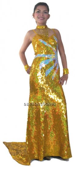 RM317 Sparkling ' Sequin Dance, Occasion Costume, Gown - Click Image to Close