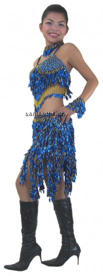 RM549 Sparkling ' Feather Sequin Dance, Occasion Costume, Dress - Click Image to Close