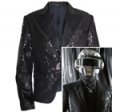 Daft Punk Sparkling Black Sequin Jacket - Phase 2