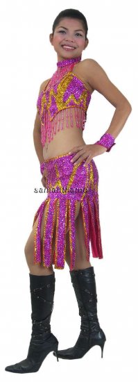 RM538 Sparkling ' 2 Piece Sequin Dance, Occasion Costume, Dress - Click Image to Close