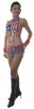 RML346 Sparkling Sequined USA Pole Bikini