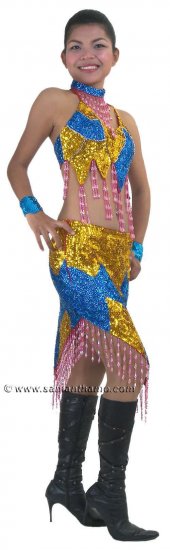 RM589 Sparkling ' 2 Piece Sequin Dance, Occasion Costume, Dress - Click Image to Close