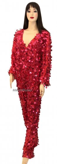TM2068 Tailor Made Cabaret Sequin Coin Trouser Suits - Click Image to Close