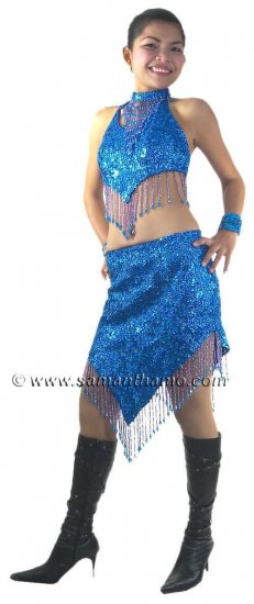 RM466 Sparkling ' Sequin 2 Piece Dance, Occasion Costume - Click Image to Close