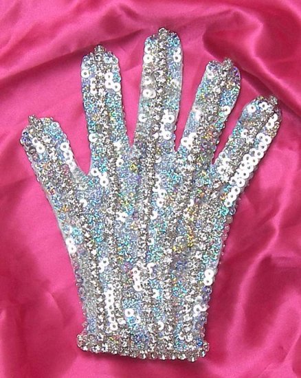 Michael Jackson Sequin & CRYSTAL GLOVE - In any size - Click Image to Close