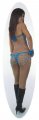 SGB05 Blue Sequin Showgirl Dance Bikini.