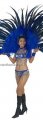 STC2020 FULL LAS VEGAS Showgirl FEATHER BACK HARNESS Costume
