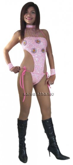 RML350 Sparkling SEXY Sequined Dance Leotard - Click Image to Close