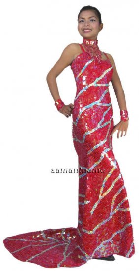 RM333 Sparkling ' Sequin Dance, Occasion Costume, Gown - Click Image to Close