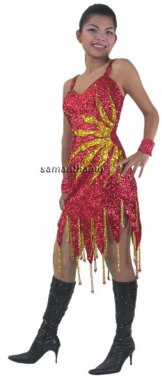 RM545 Sparkling ' Latin Sequin Dance, Occasion Costume, Dress - Click Image to Close