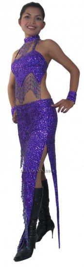 TM2077 Tailor Made Sequin Dance Dress - Click Image to Close