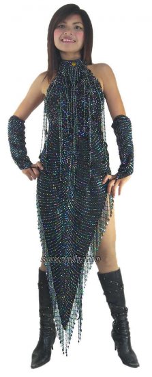 TM2029 Tailor Made Sequin Dance Dress - Click Image to Close