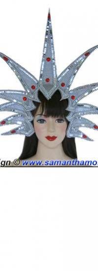 FUTURISTIC Show Girl Cabaret Headdress - HD203 - Click Image to Close