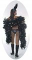 STC2049 VEGAS Showgirl Costume Headpiece & Huge Boa