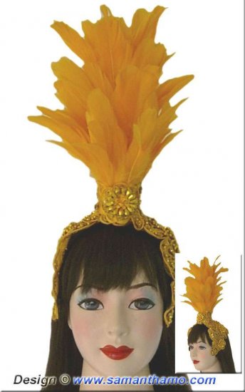 HD550 Tailor Made Show Girl Head Piece's In Any Color - Click Image to Close
