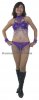 SGB04 Purple Sequin Showgirl Dance Bikini.
