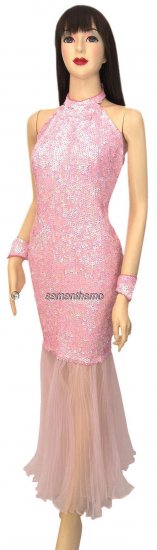TM2030 Tailor Made Sequin Dance Dress - Click Image to Close