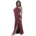 Sparkling Sequin Cabaret Prom Cruise Evening Gown TM8011