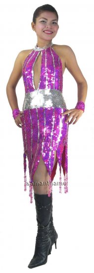 CT525 Sparkling ' Sequin Dance, Occasion Costume, Dress - Click Image to Close