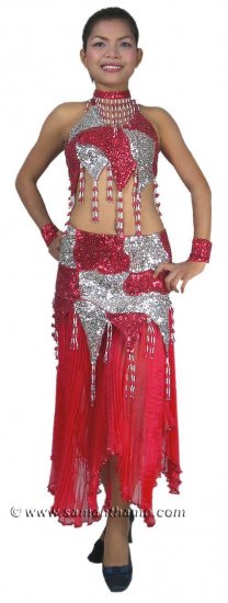 RM381 Sparkling ' Sequin Dance, 2 Piece Costume, Dress - Click Image to Close