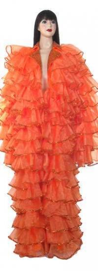 TM6065 Tailor Made Sparkling Organza Ruffle Costume - Click Image to Close