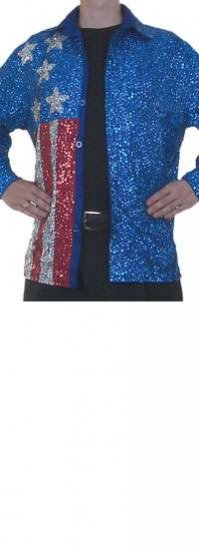 STC2048 Men's Tailor Made Fully Sequined Stage Jacket - Click Image to Close