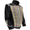 Casual Officer's Military Parade Jacket - Silver Braid