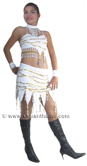 CT493 Sparkling ' 2 Piece Sequin Dance, Occasion Costume, Dress - Click Image to Close