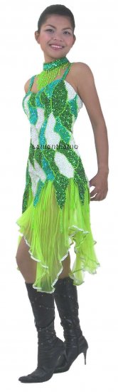 RM555 Sparkling ' Sequin Dance, Spanish Flamenco Costume - Click Image to Close