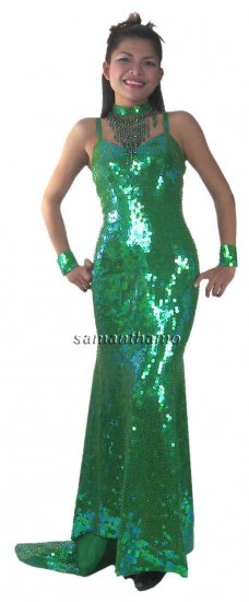 RM315 Sparkling ' Sequin Dance, Occasion Costume, Gown - Click Image to Close