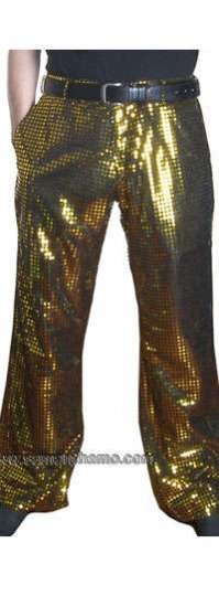 TAILOR MADE Entertainer Sequin Trousers Pants - Click Image to Close