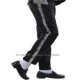 MJ Entertainers Silver Stripe Real Sequin Trousers (Pro Series)