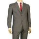 Men's 2 Button Suit in Gray - Tailor Made & Perfect Fit! MS502