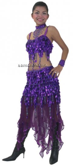 RM559 Sparkling ' Sequin Dance, Spanish Flamenco Costume - Click Image to Close