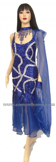 TM2067 Tailor Made Sequin Dance Dress - Click Image to Close