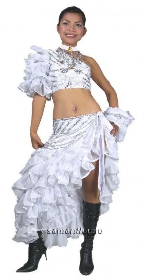 RM360 Sparkling ' Sequin Dance, Spanish Flamenco Costume - Click Image to Close