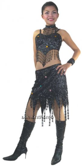 TM3034 Tailor Made Sparkling Sequin Dance Dress - Click Image to Close