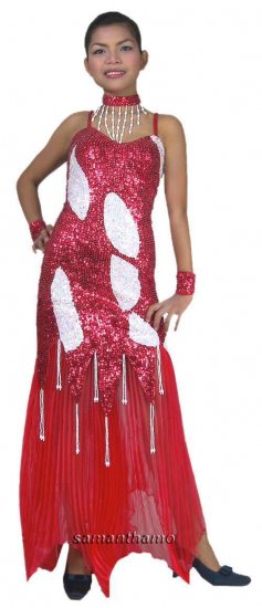 TM2072 Tailor Made Sequin Dance Dress - Click Image to Close