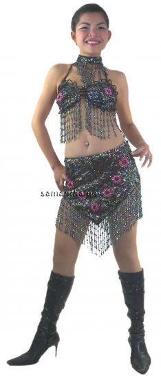 RM495 Sparkling 2 Piece' Sequin Dance, Occasion Costume, Dress - Click Image to Close