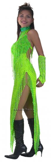 RM319 Sparkling ' Sequin Dancing Competition Costume, Dress - Click Image to Close