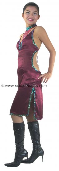 RM390 Sparkling ' Latin Sequin Dance, Occasion Costume, Dress - Click Image to Close