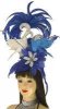 HD517 Tailor Made Real Feather 2 Birds Show Girl Head Piece