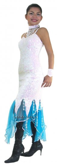 TM2090 Tailor Made Sequin Dance Dress - Click Image to Close